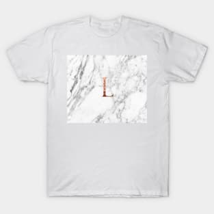 Monogram rose marble L T-Shirt